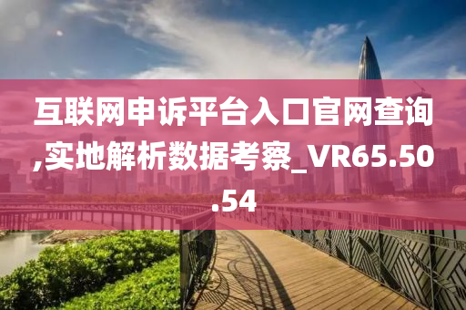 互联网申诉平台入口官网查询,实地解析数据考察_VR65.50.54