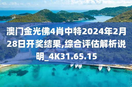 澳门金光佛4肖中特2024年2月28日开奖结果,综合评估解析说明_4K31.65.15