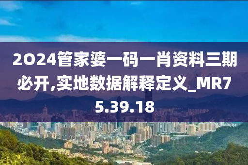 2O24管家婆一码一肖资料三期必开,实地数据解释定义_MR75.39.18