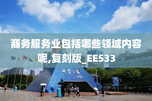 商务服务业包括哪些领域内容呢,复刻版_EE533