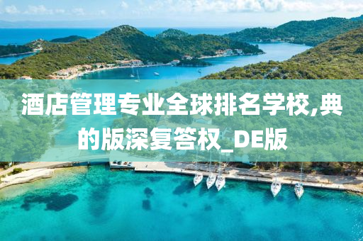 酒店管理专业全球排名学校,典的版深复答权_DE版