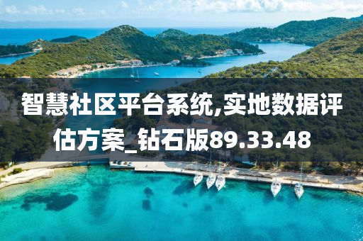 智慧社区平台系统,实地数据评估方案_钻石版89.33.48