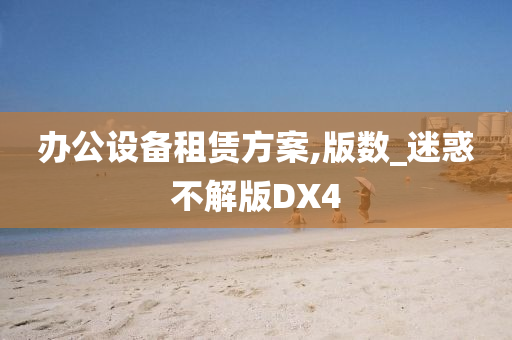 办公设备租赁方案,版数_迷惑不解版DX4