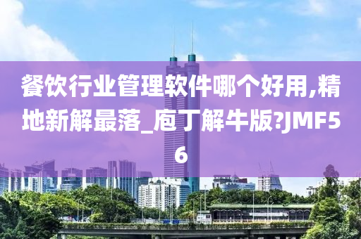 餐饮行业管理软件哪个好用,精地新解最落_庖丁解牛版?JMF56