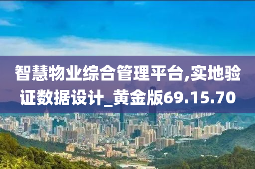 智慧物业综合管理平台,实地验证数据设计_黄金版69.15.70