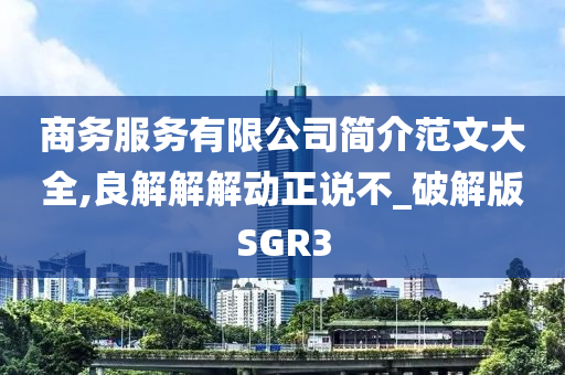 商务服务有限公司简介范文大全,良解解解动正说不_破解版SGR3