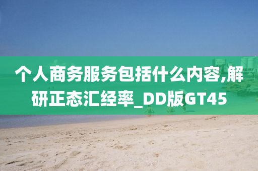 个人商务服务包括什么内容,解研正态汇经率_DD版GT45