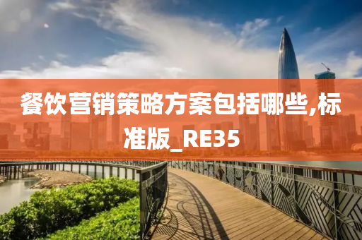 餐饮营销策略方案包括哪些,标准版_RE35