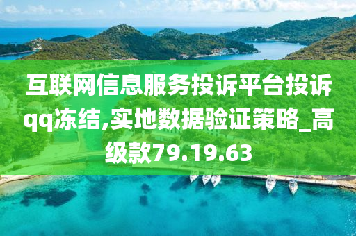 互联网信息服务投诉平台投诉qq冻结,实地数据验证策略_高级款79.19.63