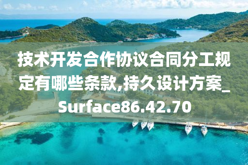 技术开发合作协议合同分工规定有哪些条款,持久设计方案_Surface86.42.70