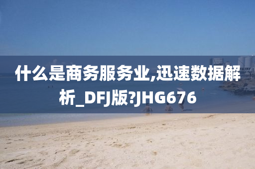 什么是商务服务业,迅速数据解析_DFJ版?JHG676