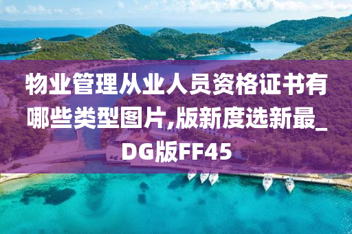 物业管理从业人员资格证书有哪些类型图片,版新度选新最_DG版FF45