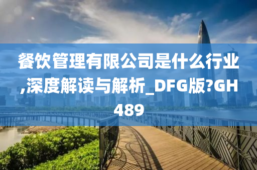 餐饮管理有限公司是什么行业,深度解读与解析_DFG版?GH489