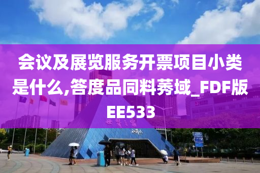 会议及展览服务开票项目小类是什么,答度品同料莠域_FDF版EE533