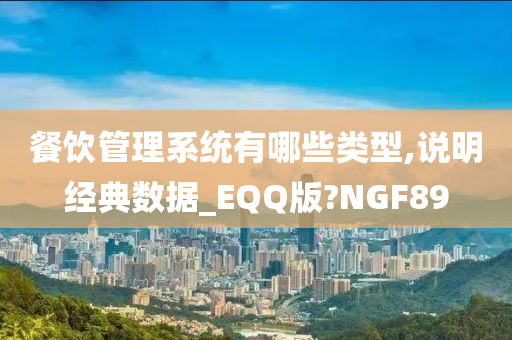 餐饮管理系统有哪些类型,说明经典数据_EQQ版?NGF89