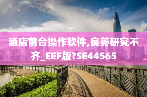 酒店前台操作软件,良莠研究不齐_EEF版?SE44565