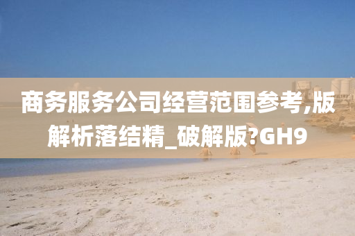 商务服务公司经营范围参考,版解析落结精_破解版?GH9