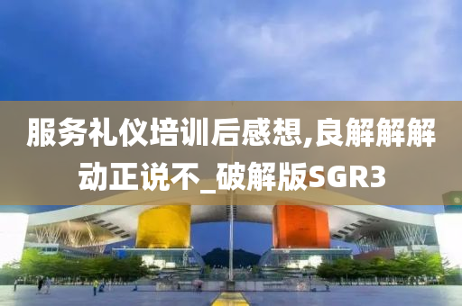 服务礼仪培训后感想,良解解解动正说不_破解版SGR3