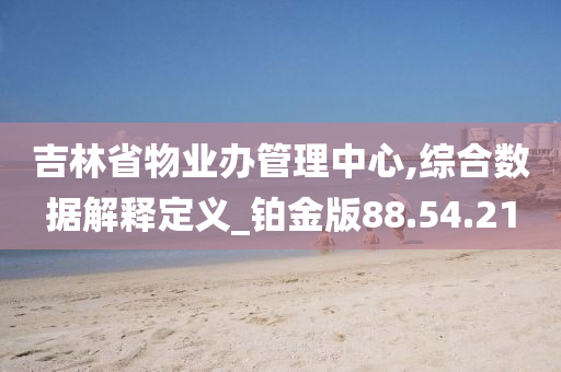 吉林省物业办管理中心,综合数据解释定义_铂金版88.54.21