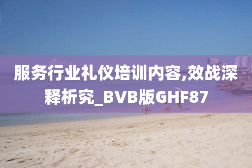 服务行业礼仪培训内容,效战深释析究_BVB版GHF87