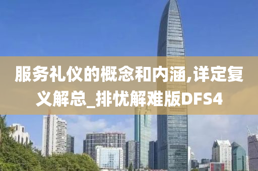 服务礼仪的概念和内涵,详定复义解总_排忧解难版DFS4