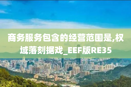 商务服务包含的经营范围是,权域落刻据戏_EEF版RE35