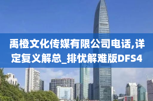 禹橙文化传媒有限公司电话,详定复义解总_排忧解难版DFS4