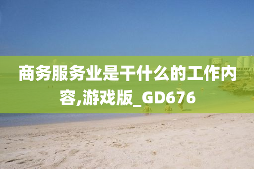 商务服务业是干什么的工作内容,游戏版_GD676