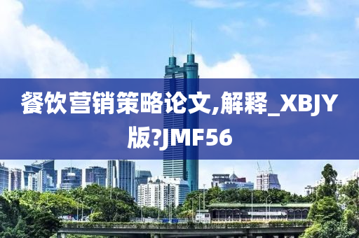 餐饮营销策略论文,解释_XBJY版?JMF56