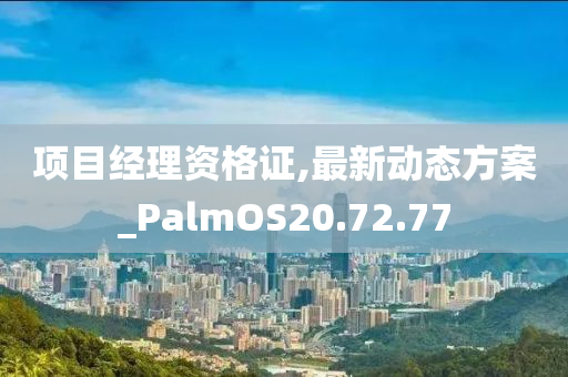 项目经理资格证,最新动态方案_PalmOS20.72.77