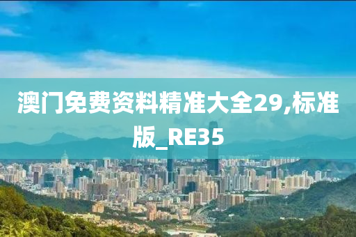 澳门免费资料精准大全29,标准版_RE35