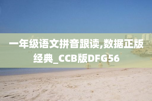 一年级语文拼音跟读,数据正版经典_CCB版DFG56