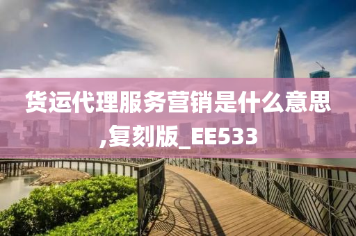 货运代理服务营销是什么意思,复刻版_EE533