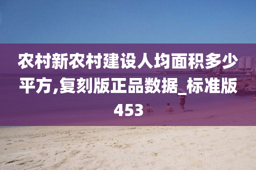 农村新农村建设人均面积多少平方,复刻版正品数据_标准版453