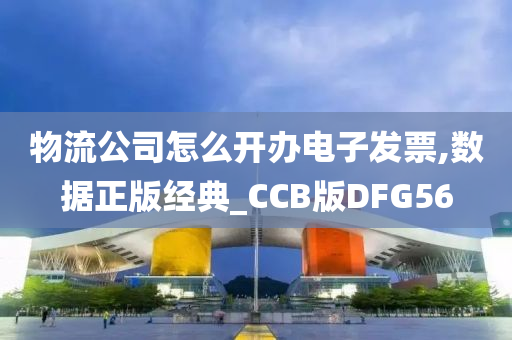 物流公司怎么开办电子发票,数据正版经典_CCB版DFG56