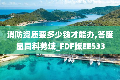 消防资质要多少钱才能办,答度品同料莠域_FDF版EE533