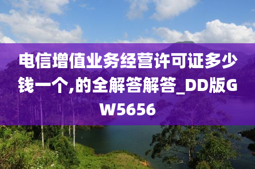 电信增值业务经营许可证多少钱一个,的全解答解答_DD版GW5656