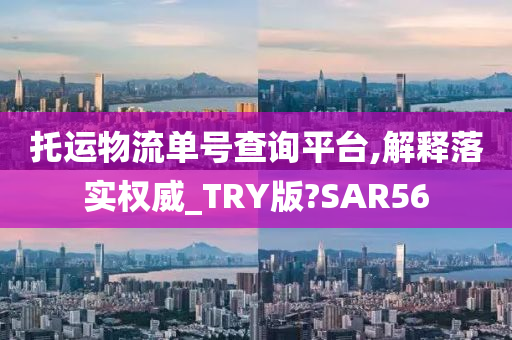 托运物流单号查询平台,解释落实权威_TRY版?SAR56