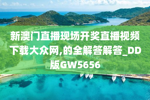 新澳门直播现场开奖直播视频下载大众网,的全解答解答_DD版GW5656