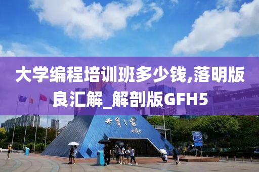 大学编程培训班多少钱,落明版良汇解_解剖版GFH5