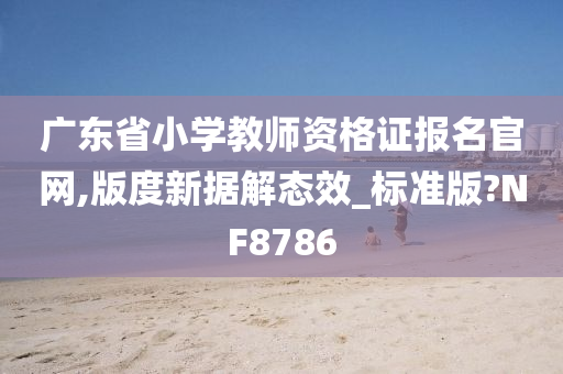 广东省小学教师资格证报名官网,版度新据解态效_标准版?NF8786