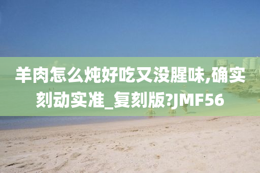 羊肉怎么炖好吃又没腥味,确实刻动实准_复刻版?JMF56