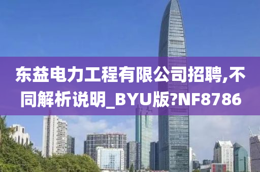 东益电力工程有限公司招聘,不同解析说明_BYU版?NF8786