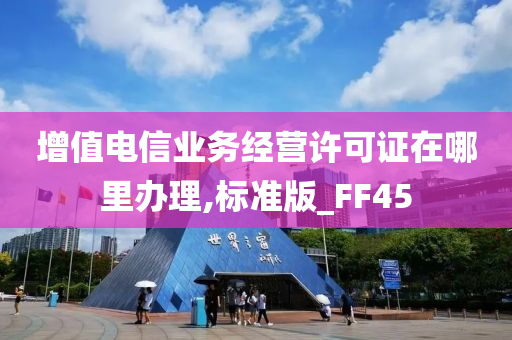 增值电信业务经营许可证在哪里办理,标准版_FF45