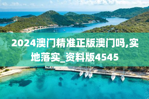 2024澳门精准正版澳门吗,实地落实_资料版4545