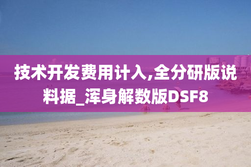 技术开发费用计入,全分研版说料据_浑身解数版DSF8