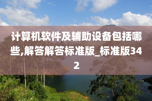 计算机软件及辅助设备包括哪些,解答解答标准版_标准版342