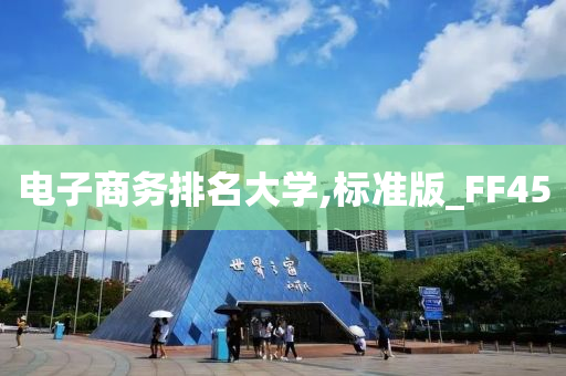 电子商务排名大学,标准版_FF45