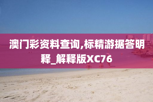 澳门彩资料查询,标精游据答明释_解释版XC76