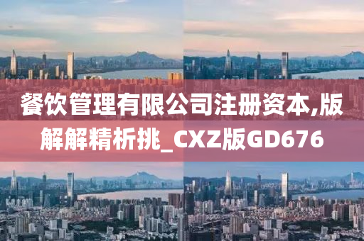 餐饮管理有限公司注册资本,版解解精析挑_CXZ版GD676